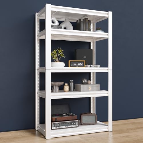 5-tier garage shelving — 2,010 lbs — white