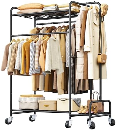 Clothes rack — 400 lbs — black
