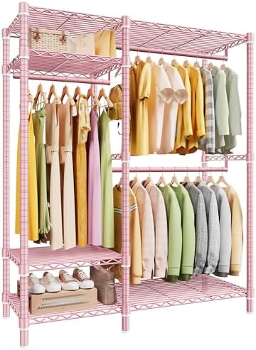 Clothes rack — 780 lbs — pink
