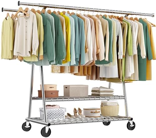 Expandable clothes rack — 630 lbs
