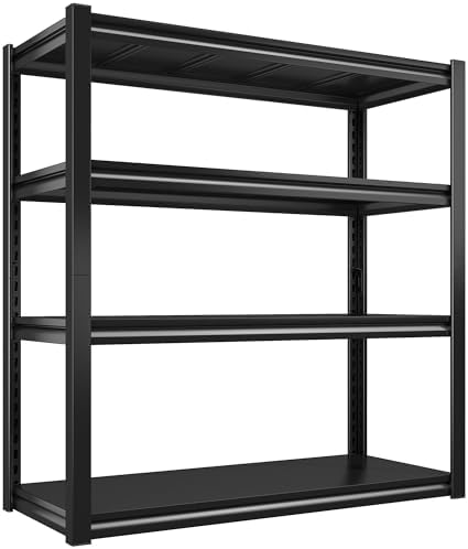 Garage shelving — black