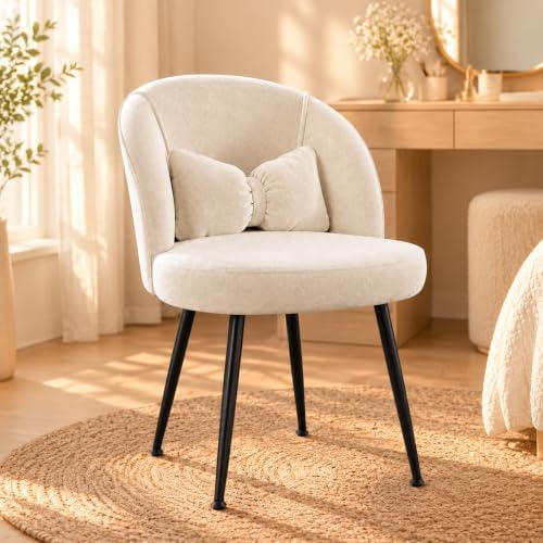 Vanity chair — white